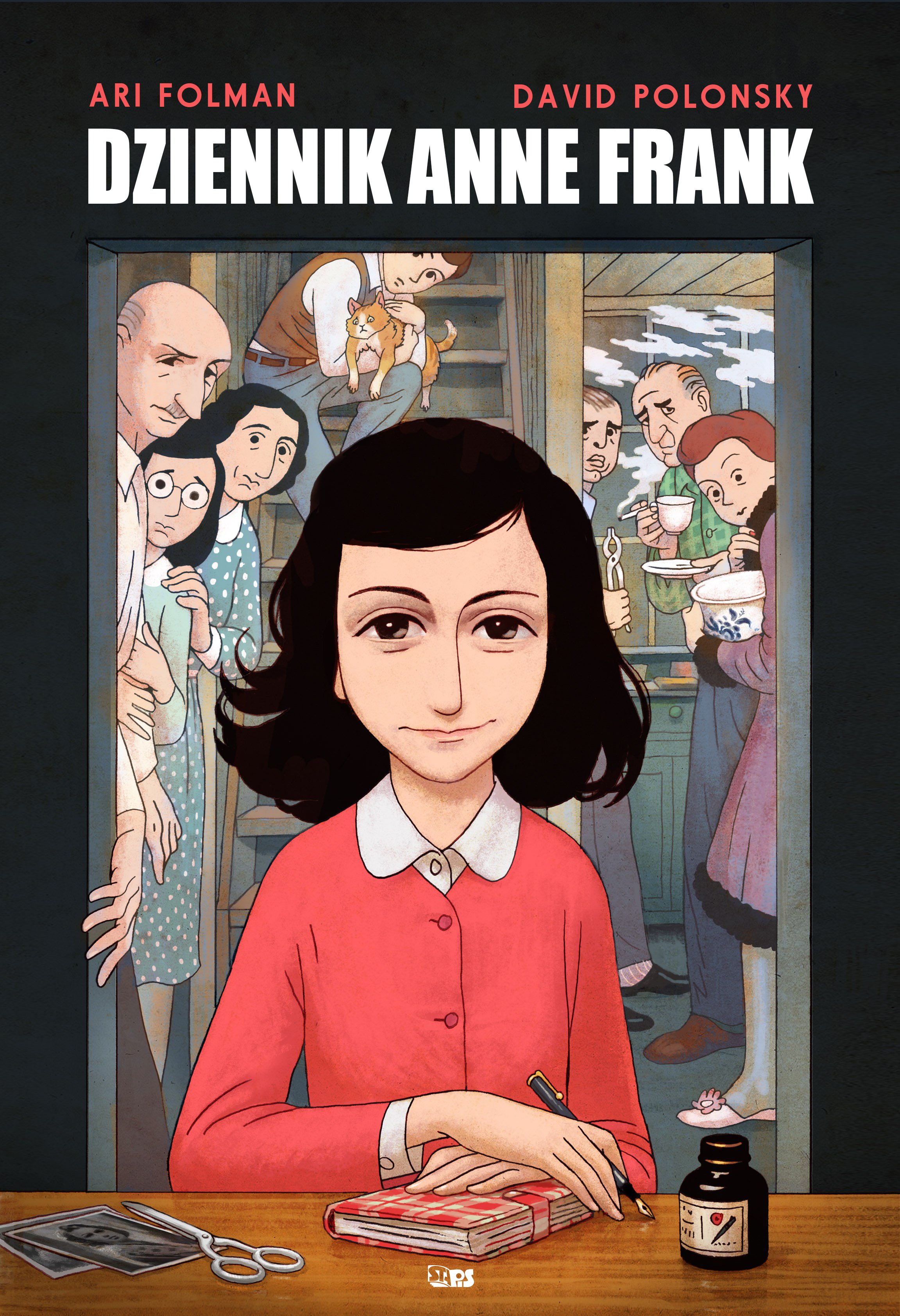 Wydawnictwo Stapis poleca powieść graficzną: "Dziennik Anne Frank",  Ari Folman, David Polonsky